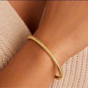 Gorjana Paseo Shimmer Cuff Bracelet - CZ (MSRP $110)